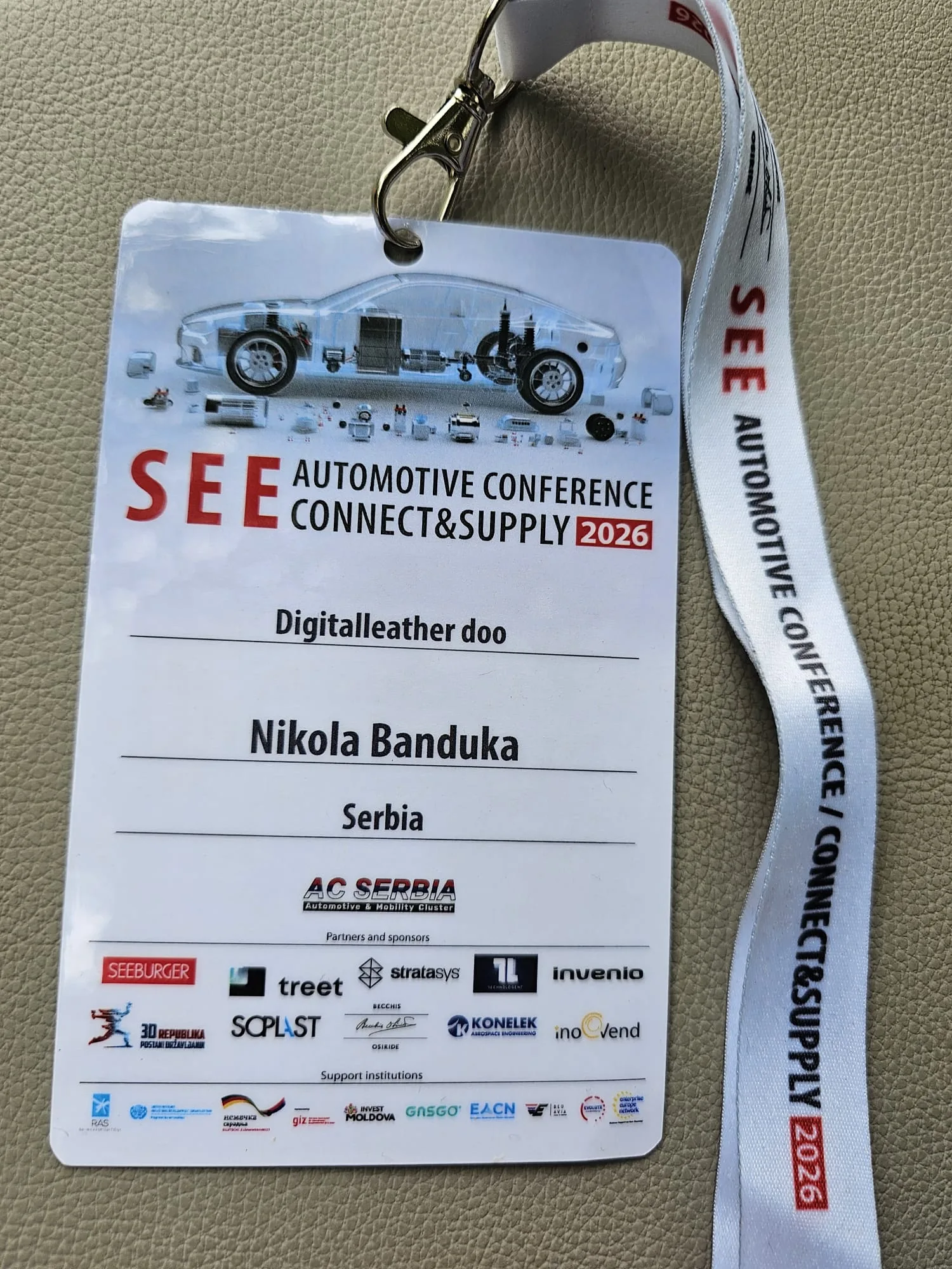 Event badge for SEE Automotive Conference Connect & Supply 2026